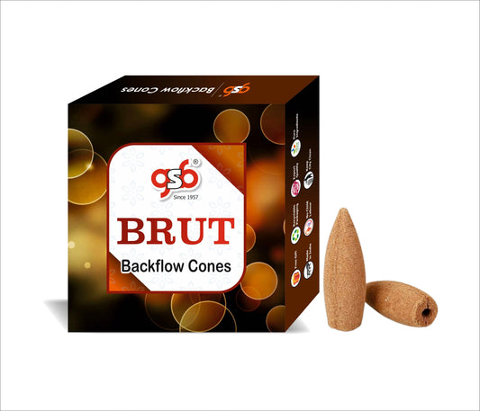 GSB Brut Premium Backflow Cones | Best For Smoke Fountain | Backflow Cone | No Charcoal | No Bamboo