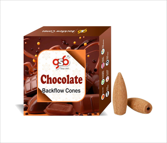 GSB Chocolate Premium Backflow Cones | Best For Smoke Fountain | Backflow Cone | No Charcoal | No Bamboo