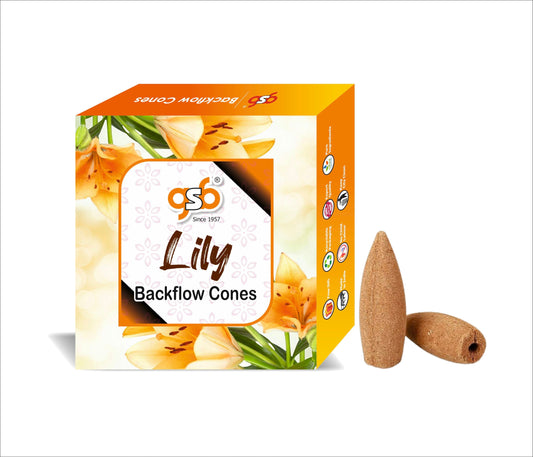 GSB Lily Premium Backflow Cones | Best For Smoke Fountain | Backflow Cone | No Charcoal | No Bamboo