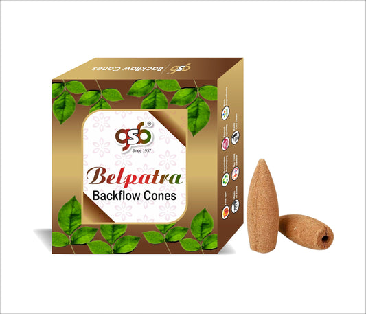 GSB Belpatra Premium Backflow Cones | Best For Smoke Fountain | Backflow Cone | No Charcoal | No Bamboo