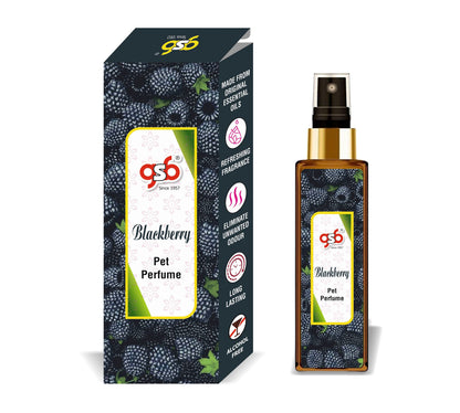 GSB Blackberry Pet Perfume | Alcohol Free | Smell Remover | Keeps Coat Smelling Fresh | Long Lasting | Dog & Cat Cologne | For All Breeds