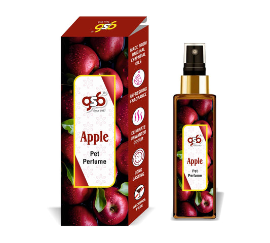 GSB Apple Pet Perfume | Alcohol Free | Smell Remover | Keeps Coat Smelling Fresh | Long Lasting | Dog & Cat Cologne | For All Breeds