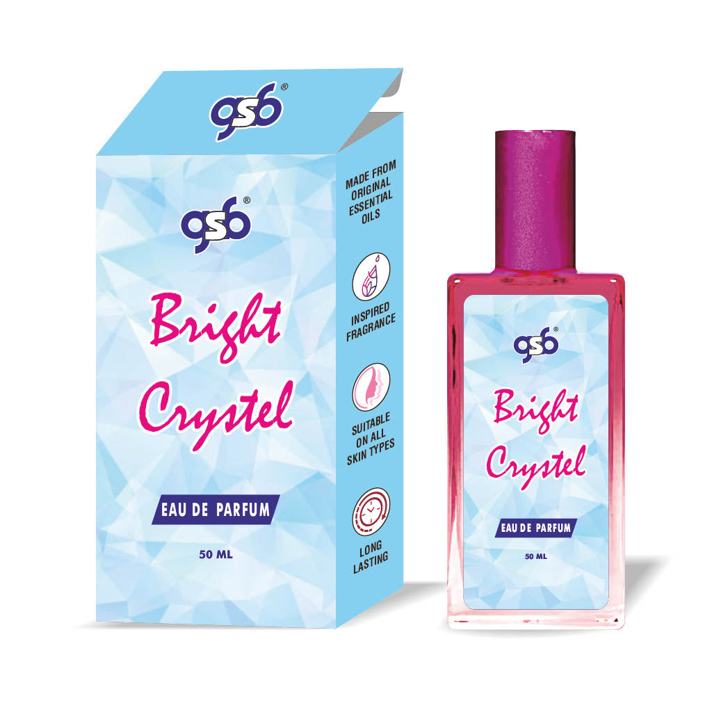 GSB Bright Crystal Eau De Parfum Inspired From Bright Crystal Vresace | Clone Fragrance | Designer EDP Spray For Men & Women | Long Lasting