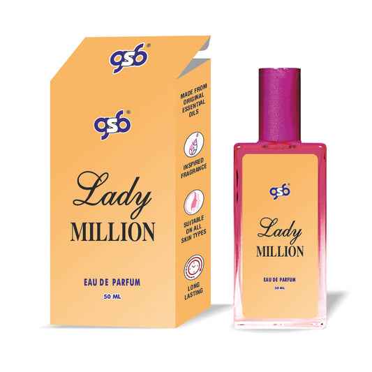 GSB Lady Million Eau De Parfum Inspired From Pcao Rbbane Lady Million | Clone Fragrance | Designer EDP Spray For Men & Women | Long Lasting