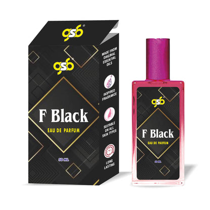 GSB F Black Eau De Parfum Inspired From Frrari Black | Clone Fragrance | Designer EDP Spray For Men & Women | Long Lasting
