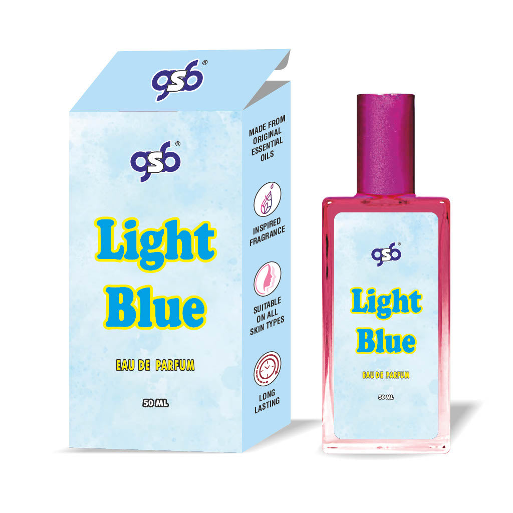 GSB Light Blue Eau De Parfum Inspired From Light Blue Dloce Gbbana | Clone Fragrance | Designer EDP Spray For Men & Women | Long Lasting