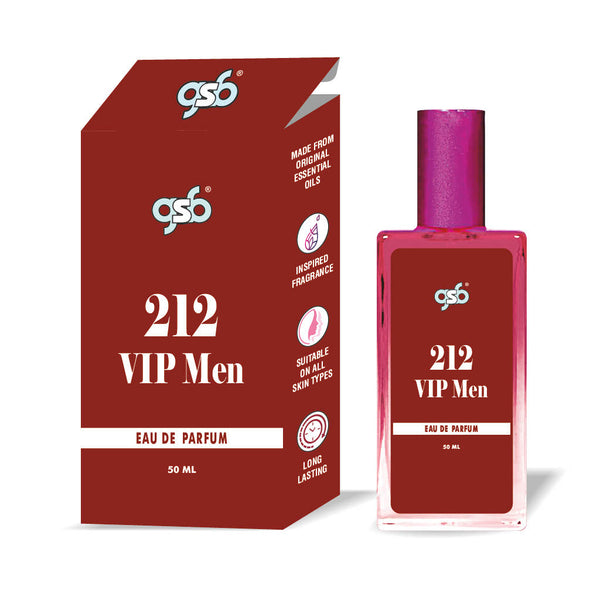 GSB 212 Vip Men Eau De Parfum Inspired From 212 Vip Craolina Hrrera | Clone Fragrance | Designer EDP Spray For Men & Women | Long Lasting