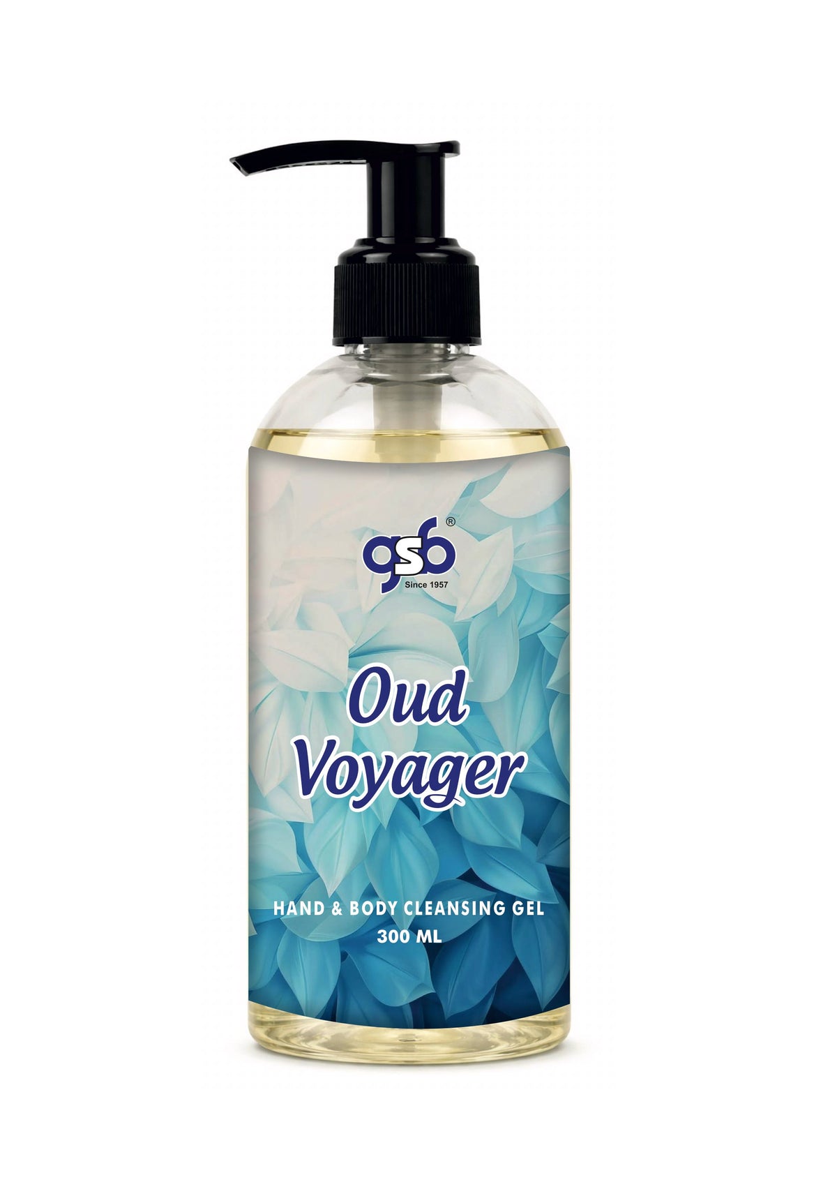 GSB Oud Voyager Hand And Body Cleansing Gel Inspired From Fom Tord Oud Voyager | Luxury Body Wash & Shower Gel With Long Lasting Aroma | No Parabens & Silicones | 300 ml