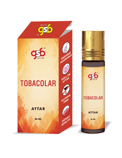 GSB Tobacolar Attar Inspired From Doir Tobacolar | Clone Fragrance | Perfume Roll On | Alcohol Free | Long Lasting | Unisex