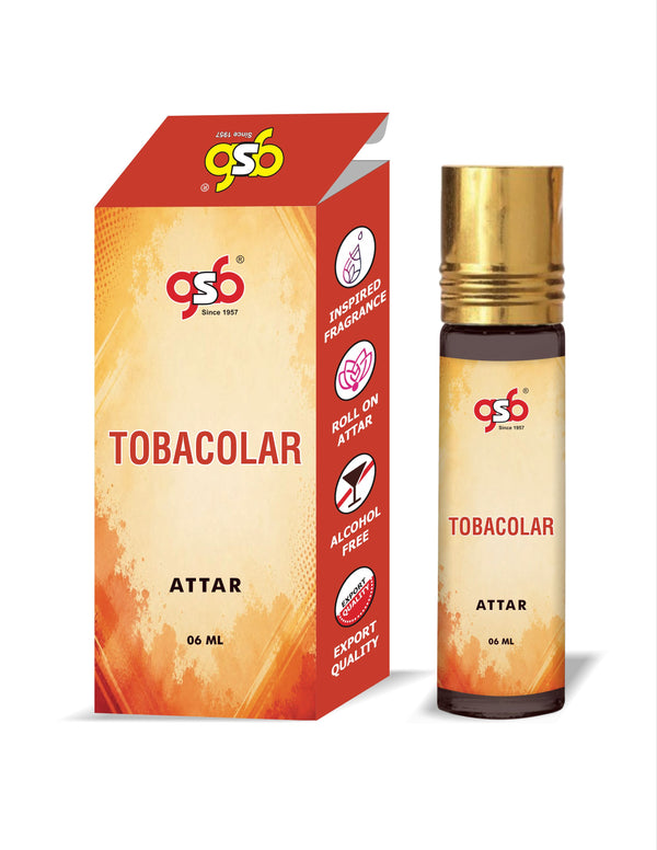 GSB Tobacolar Attar Inspired From Doir Tobacolar | Clone Fragrance | Perfume Roll On | Alcohol Free | Long Lasting | Unisex