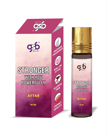 GSB Stronger With You Powerfully Attar Inspired From Axmani SWYP | Clone Fragrance | Perfume Roll On | Alcohol Free | Long Lasting | Unisex