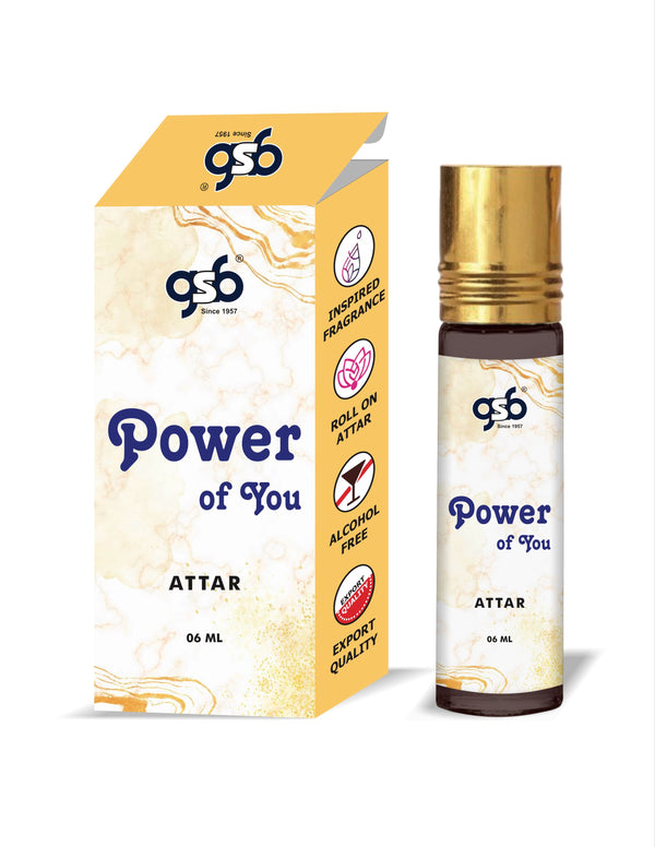 GSB Power Of You Attar Inspired From Axmani Power Of You | Clone Fragrance | Perfume Roll On | Alcohol Free | Long Lasting | Unisex