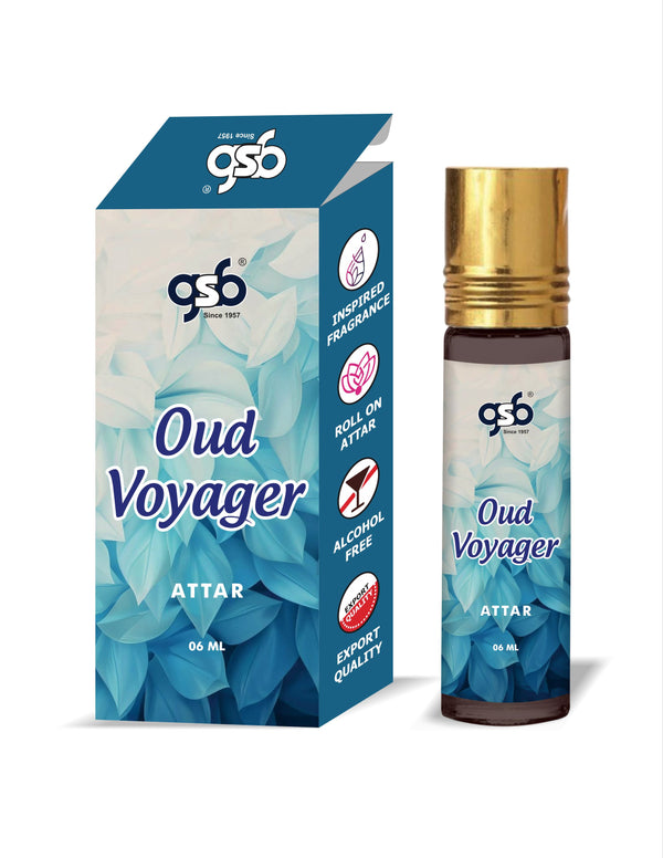 GSB Oud Voyager Attar Inspired From Fom Tord Oud Voyager | Clone Fragrance | Perfume Roll On | Alcohol Free | Long Lasting | Unisex