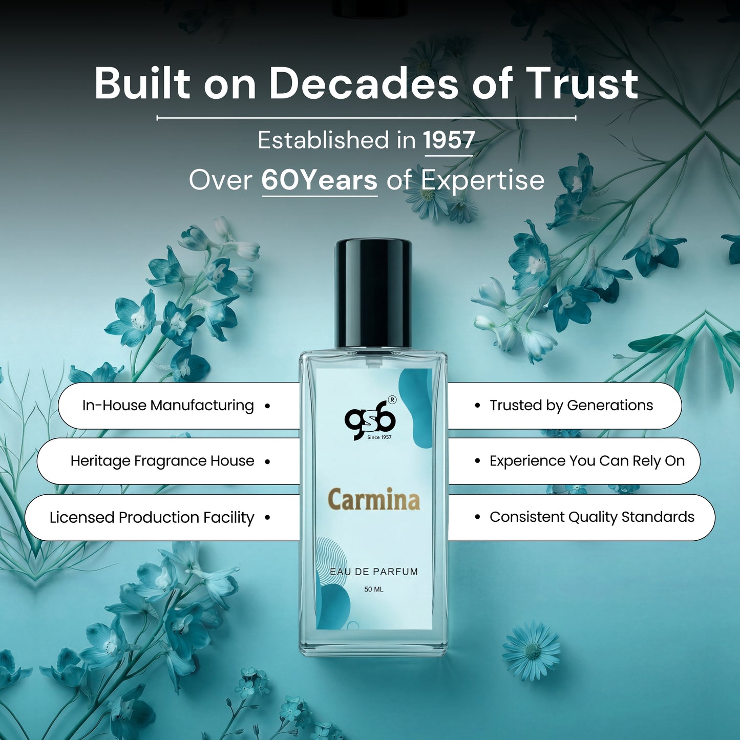 GSB Carmina Eau De Parfum Inspired From Greed Carmina | Clone Fragrance | Designer EDP Spray For Men & Women | Long Lasting