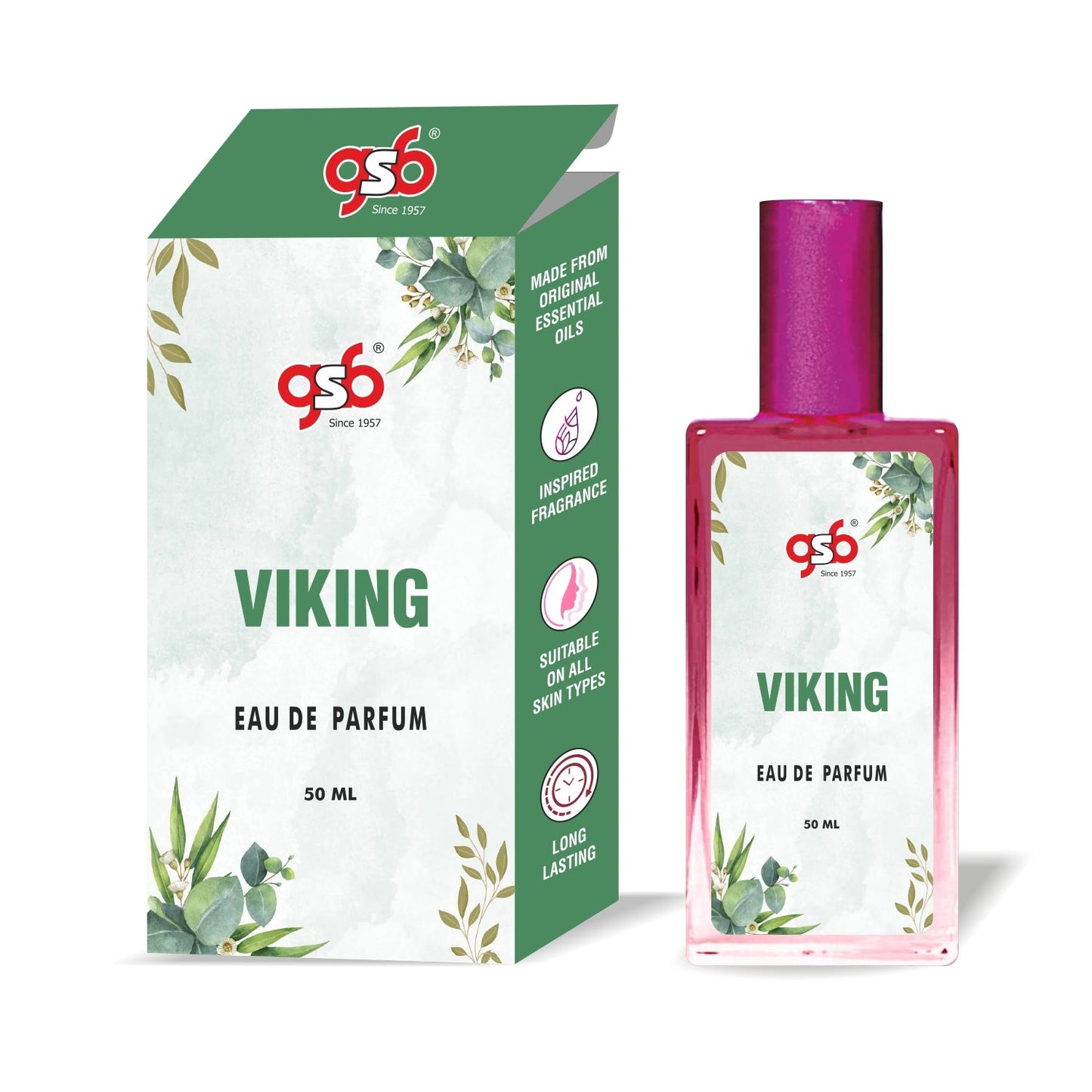 GSB Viking Eau De Parfum Inspired From Greed Viking | Clone Fragrance | Designer EDP Spray For Men & Women | Long Lasting