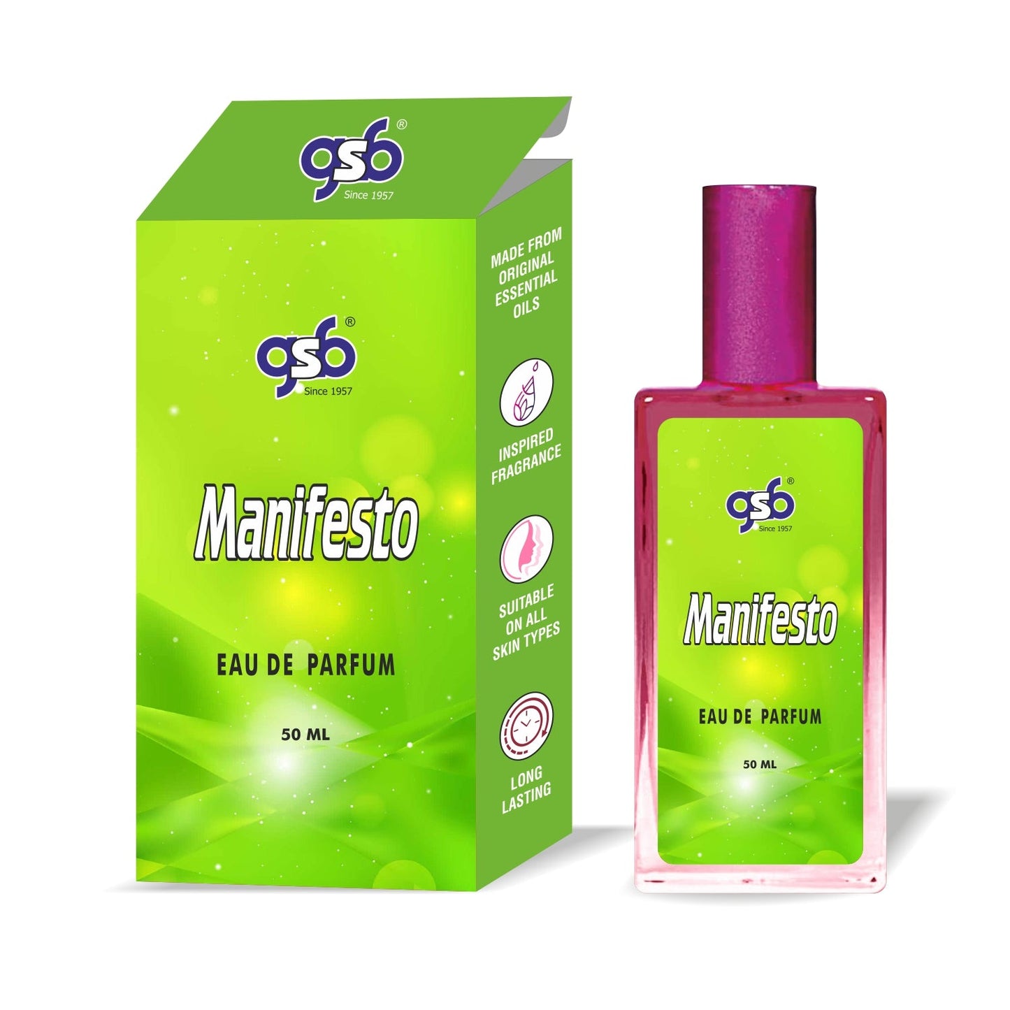 GSB Manifesto Eau De Parfum Inspired From Ysl Manifesto | Clone Fragrance | Designer EDP Spray For Men & Women | Long Lasting