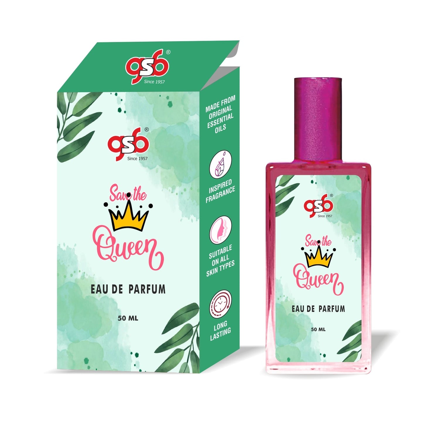 GSB Save The Queen Eau De Parfum Inspired From Atskinson Save The Queen | Clone Fragrance | Designer EDP Spray For Men & Women | Long Lasting