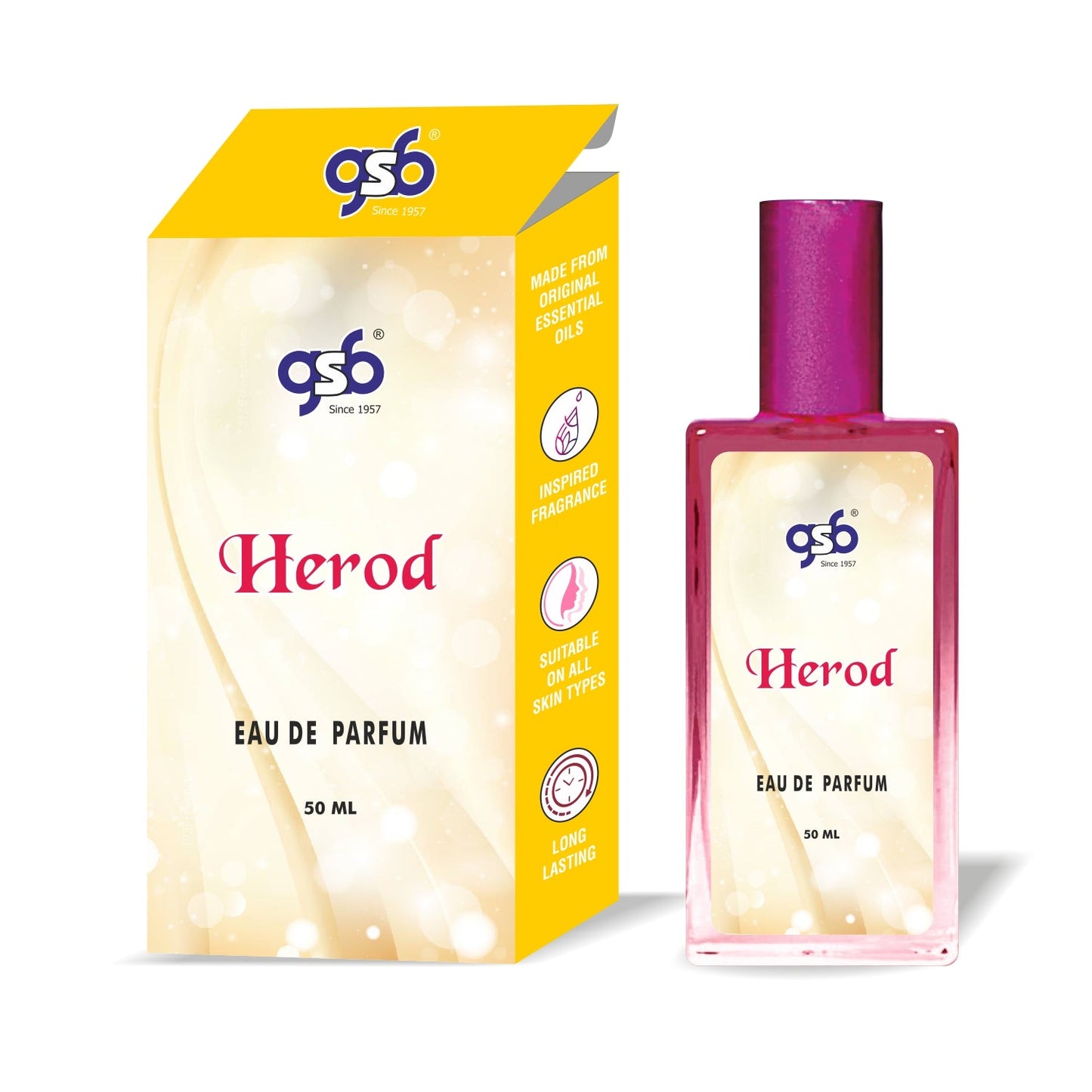 GSB Herod Eau De Parfum Inspired From PDM Herod | Clone Fragrance | Designer EDP Spray For Men & Women | Long Lasting