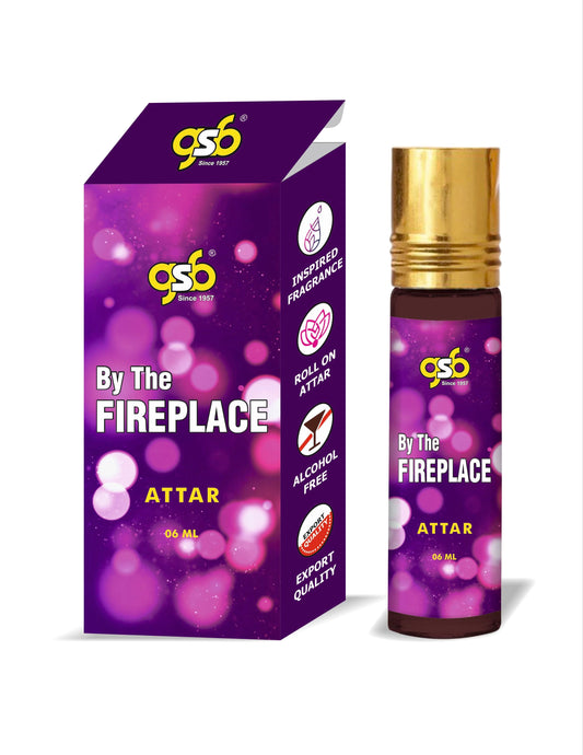 GSB By The Fireplace Attar Inspired From Masion Margeila Fireplace | Clone Fragrance | Perfume Roll On | Alcohol Free | Long Lasting | Unisex