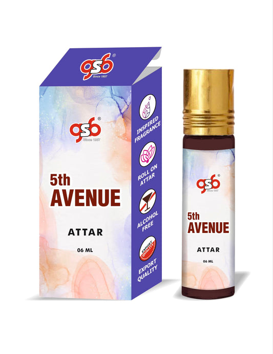 GSB 5th Avenue Attar Inspired From Elizabath Garden 5th Avenue | Clone Fragrance | Perfume Roll On | Alcohol Free | Long Lasting | Unisex