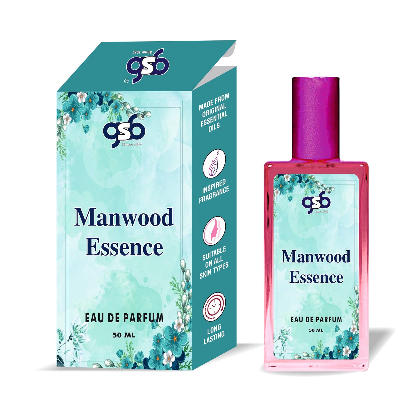 GSB Manwood Essence Eau De Parfum Inspired From Bulgri Manwood Essence | Clone Fragrance | Designer EDP Spray For Men & Women | Long Lasting