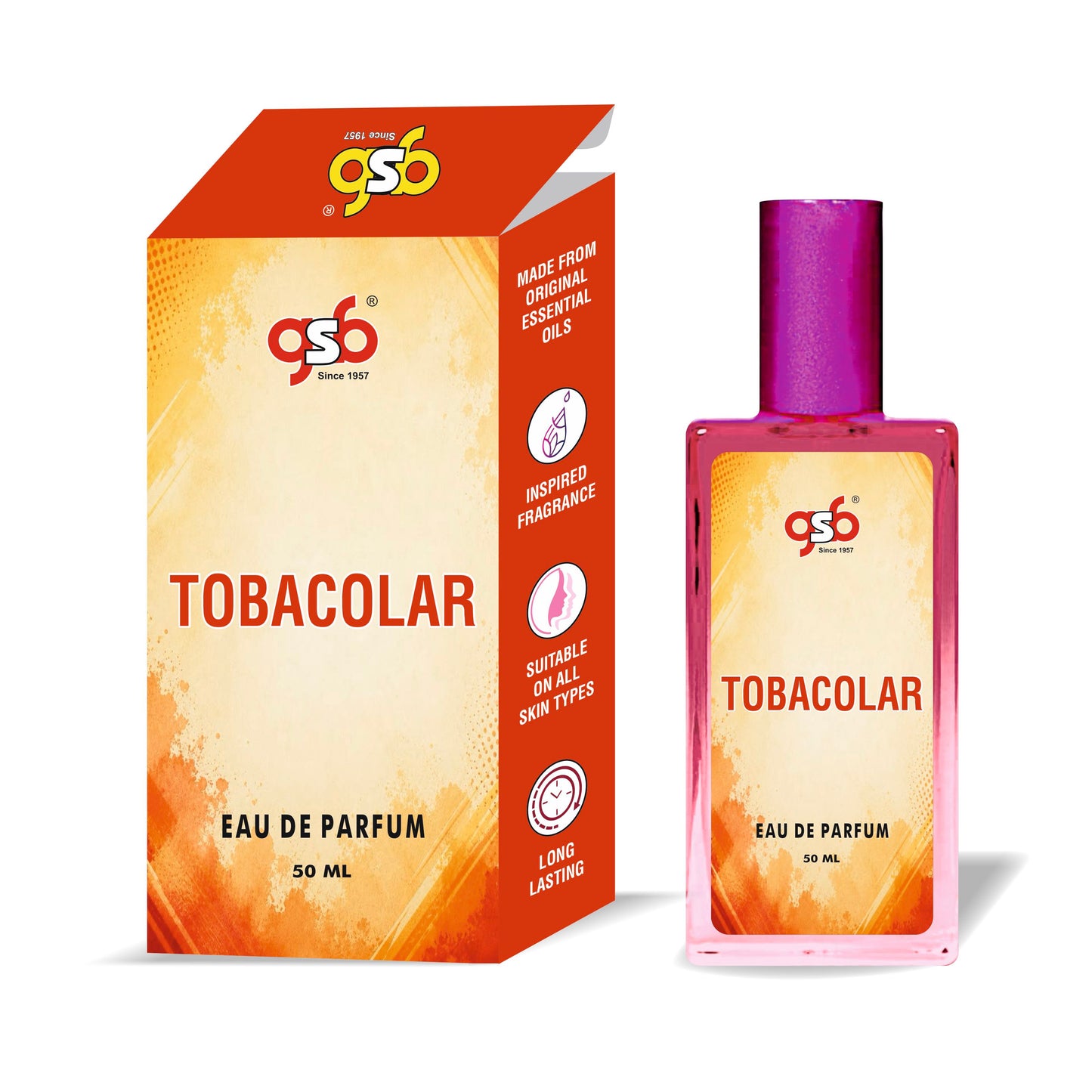 GSB Tobacolar Eau De Parfum Inspired From Doir Tobacolar | Clone Fragrance | Designer EDP Spray For Men & Women | Long Lasting