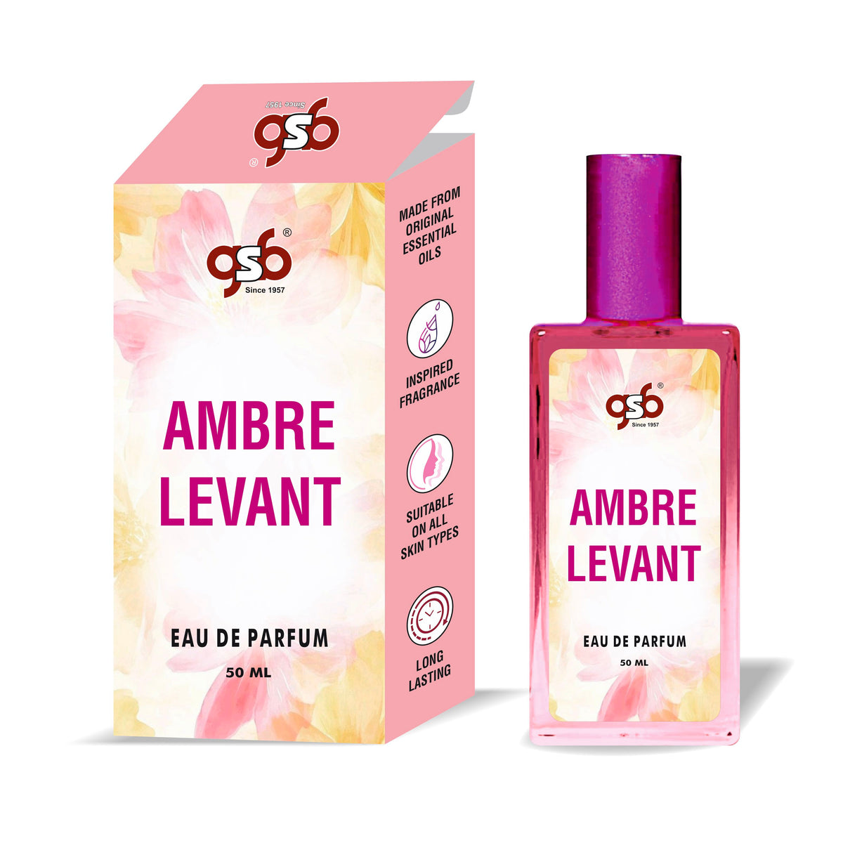 GSB Ambre Levant Eau De Parfum Inspired From Vouis Luitton Ambre Levant | Clone Fragrance | Designer EDP Spray For Men & Women | Long Lasting
