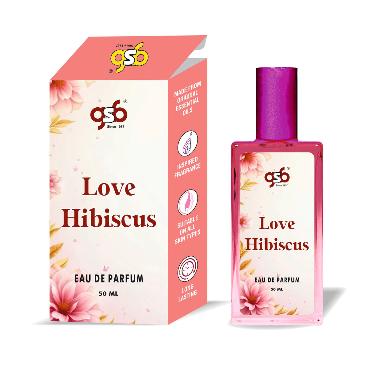 GSB Love Hibiscus Eau De Parfum Inspired From Amage Love Hibiscus | Clone Fragrance | Designer EDP Spray For Men & Women | Long Lasting