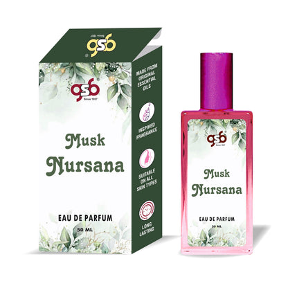 GSB Musk Nursana Eau De Parfum Inspired From Masion Crillevi Musk Nursana | Clone Fragrance | Designer EDP Spray For Men & Women | Long Lasting