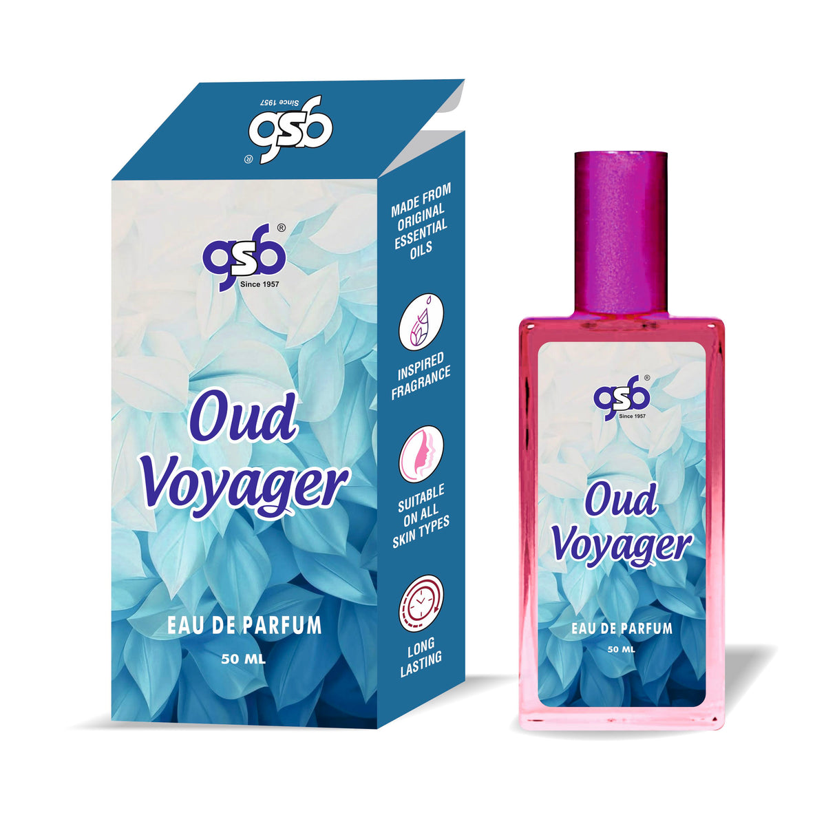 GSB Oud Voyager Eau De Parfum Inspired From Fom Tord Oud Voyager | Clone Fragrance | Designer EDP Spray For Men & Women | Long Lasting