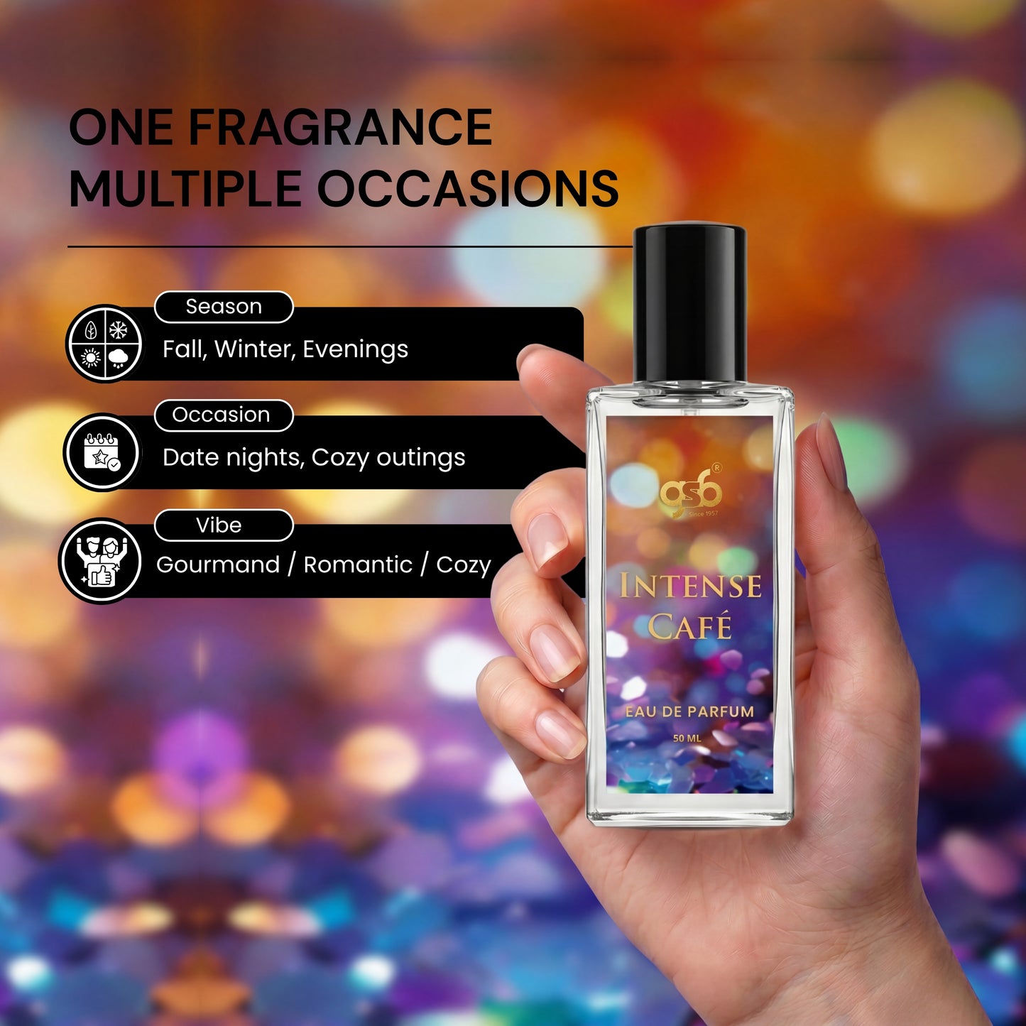 GSB Intense Cafe Eau De Parfum Inspired From Montail Intense Cafe | Clone Fragrance | Designer EDP Spray For Men & Women | Long Lasting