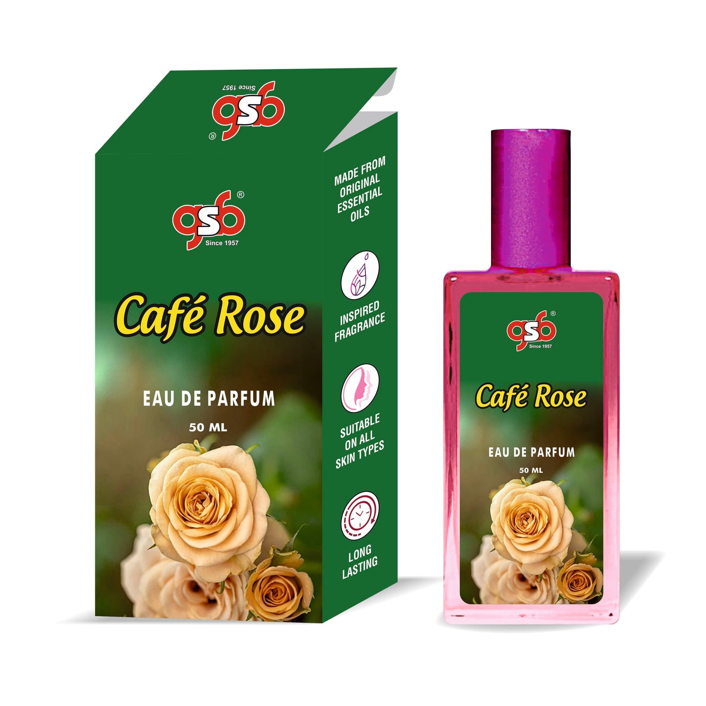 GSB Cafe Rose Eau De Parfum Inspired From Tord Fom Café Rose | Clone Fragrance | Designer EDP Spray For Men & Women | Long Lasting