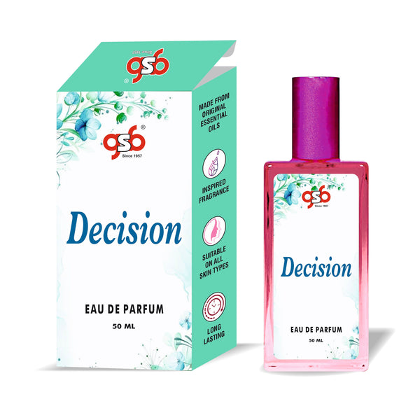 GSB Decision Eau De Parfum Inspired From Amage Decision | Clone Fragrance | Designer EDP Spray For Men & Women | Long Lasting