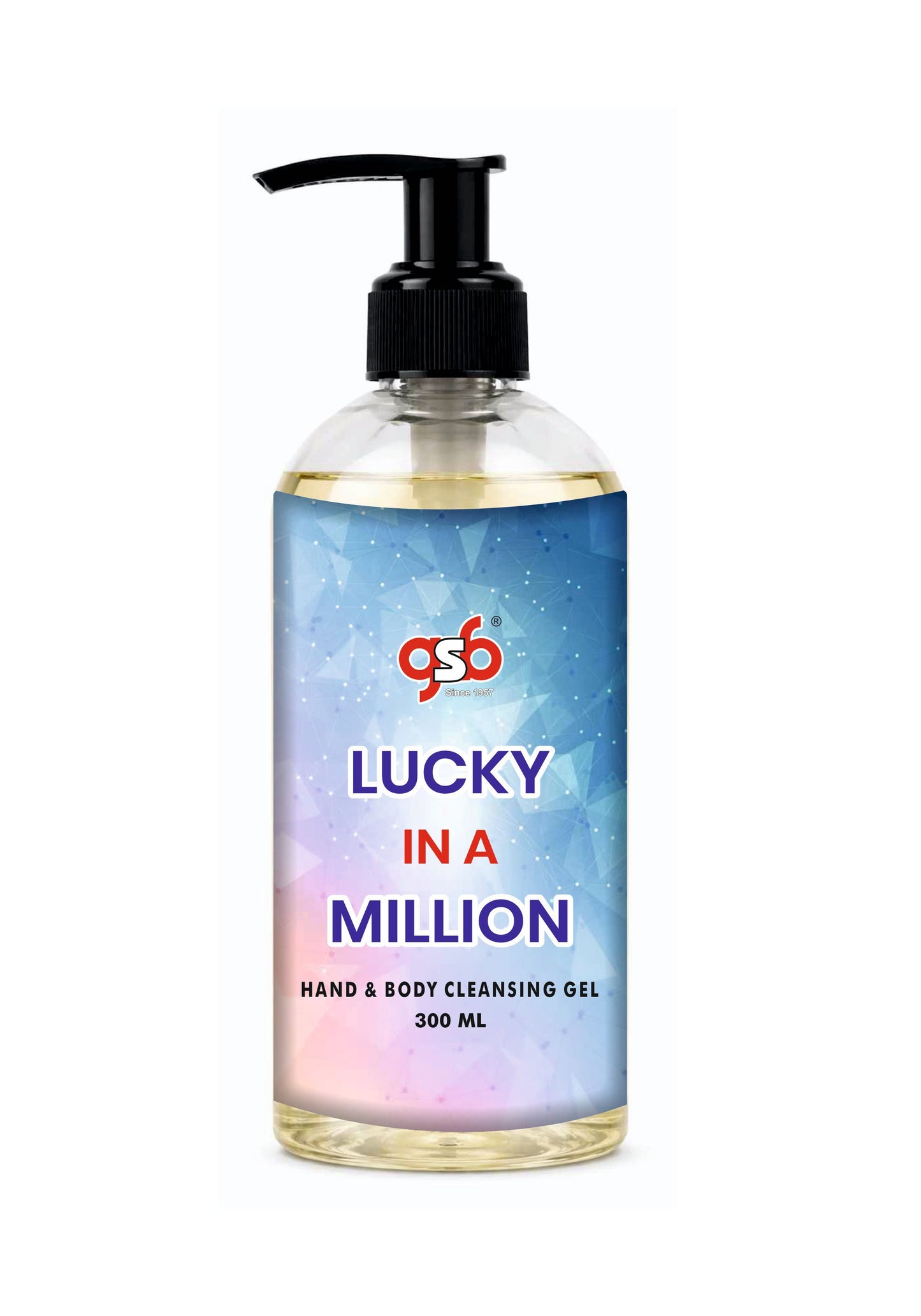 GSB Lucky In A Million Hand And Body Cleansing Gel Inspired From Pcao Rbbane One Million Lucky | Luxury Body Wash & Shower Gel With Long Lasting Aroma | No Parabens & Silicones | 300 ml