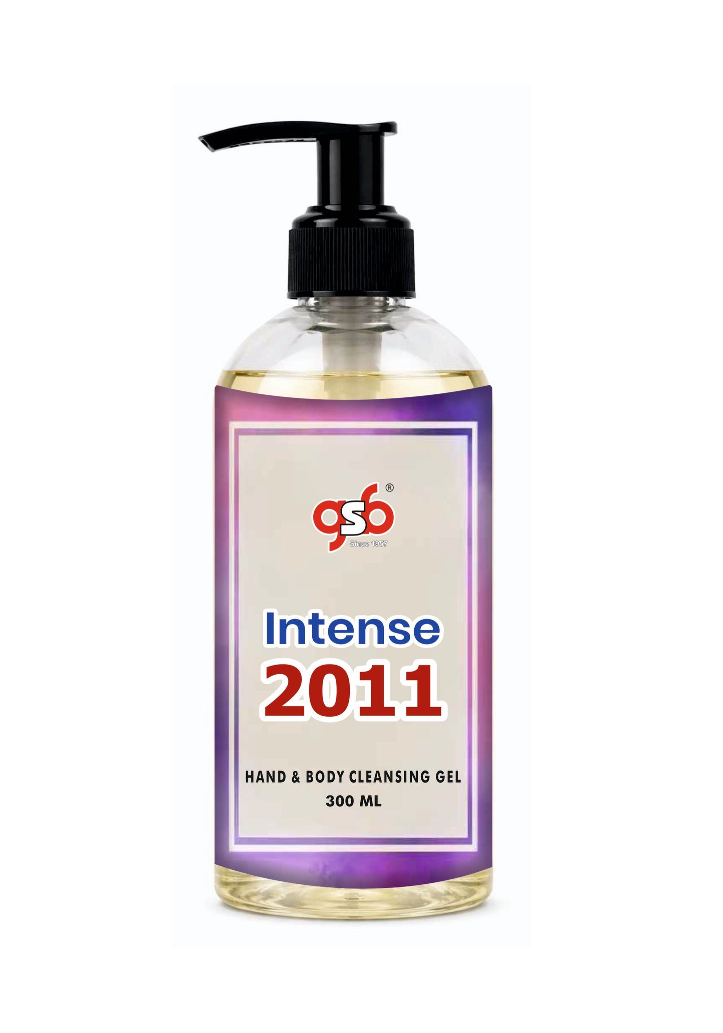 GSB Intense 2011 Hand And Body Cleansing Gel Inspired From Doir Homme Intense 2011 | Luxury Body Wash & Shower Gel With Long Lasting Aroma | No Parabens & Silicones | 300 ml