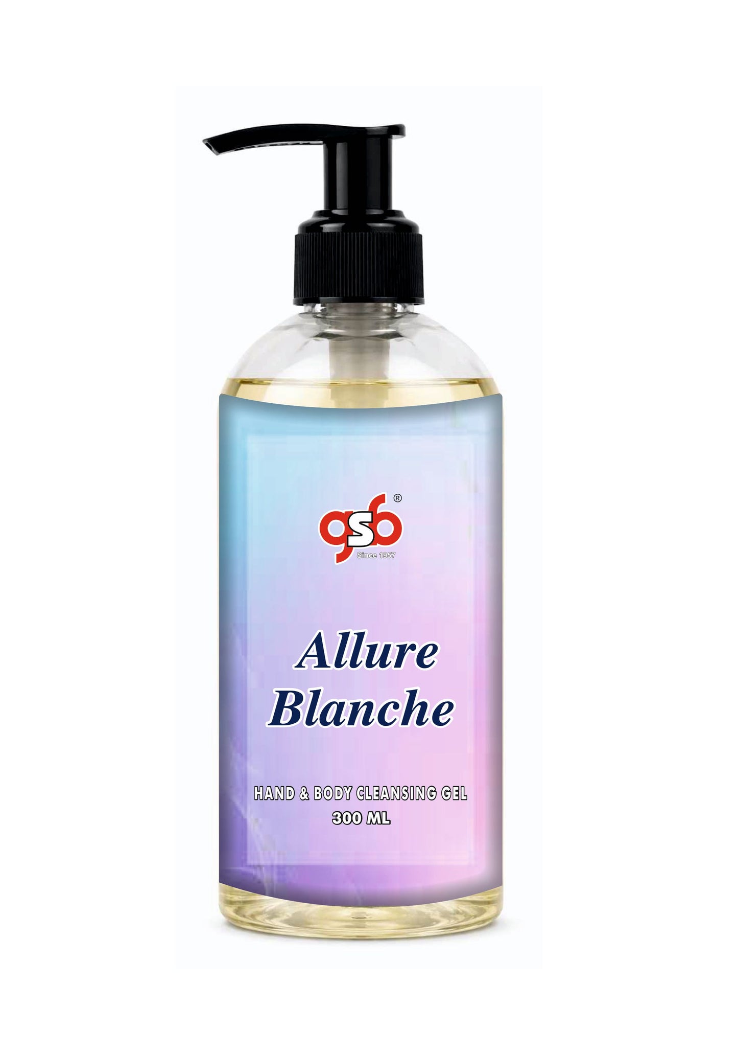 GSB Allure Blanche Hand And Body Cleansing Gel Inspired From Chneal Allure Blanche | Luxury Body Wash & Shower Gel With Long Lasting Aroma | No Parabens & Silicones | 300 ml