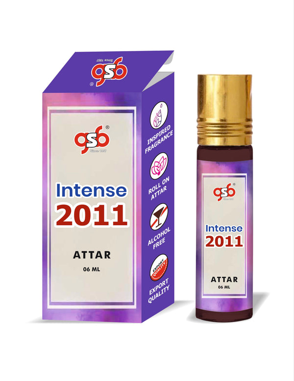GSB Intense 2011 Attar Inspired From Doir Homme Intense 2011 | Clone Fragrance | Perfume Roll On | Alcohol Free | Long Lasting | Unisex
