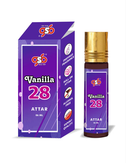 GSB Vanilla 28 Attar Inspired From Kyali Vanilla 28 | Clone Fragrance | Perfume Roll On | Alcohol Free | Long Lasting | Unisex