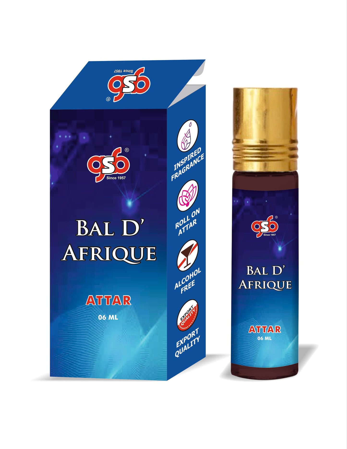 GSB Bal D Afrique Attar Inspired From Bydero Bal D'Afrique | Clone Fragrance | Perfume Roll On | Alcohol Free | Long Lasting | Unisex