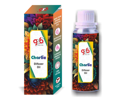 GSB Charlie Diffuser Oil | Used In Reed Diffuser, Candle Burner, Electric Diffuser, Humidifiers and Air Revitalizer | Aromatherapy Oil