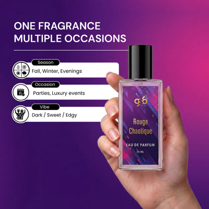 GSB Rouge Chaotique Eau De Parfum Inspired From Bydero Rouge Chaotique | Clone Fragrance | Designer EDP Spray For Men & Women | Long Lasting