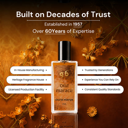GSB Oud Maracu Eau De Parfum Inspired From Oud Maracu Masion Crillevi | Clone Fragrance | Designer EDP Spray For Men & Women | Long Lasting