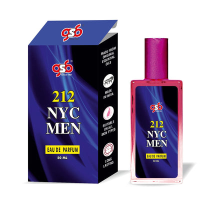 GSB 212 NYC Eau De Parfum Inspired From Craolina Hrrera 212 NYC | Clone Fragrance | Designer EDP Spray For Men & Women | Long Lasting