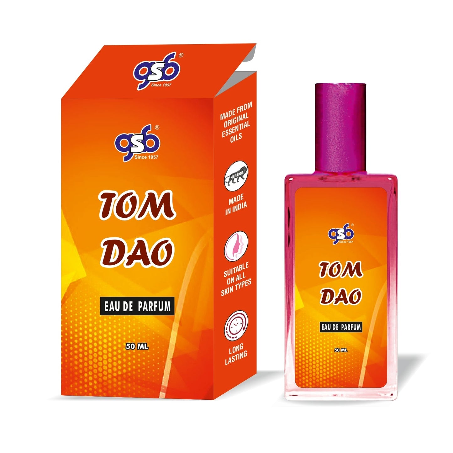 GSB Tom Dao Eau De Parfum Inspired From Dutyque Tom Dao | Clone Fragrance | Designer EDP Spray For Men & Women | Long Lasting