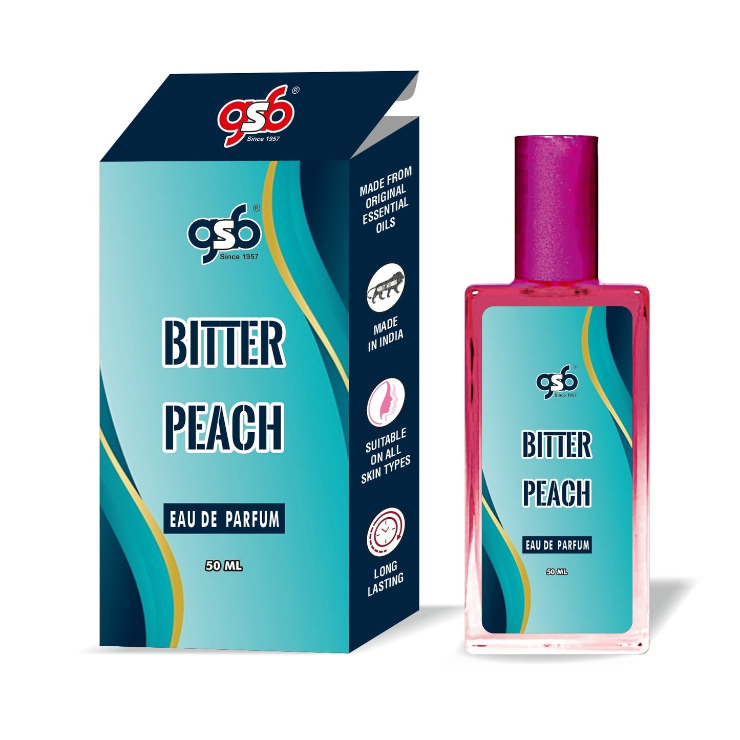 GSB Bitter Peach Eau De Parfum Inspired From Fom Tord Bitter Peach | Clone Fragrance | Designer EDP Spray For Men & Women | Long Lasting