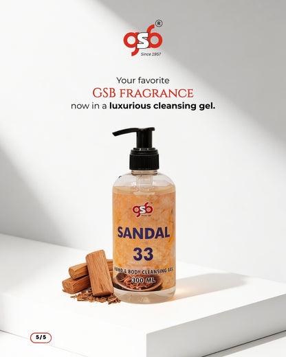 GSB Light Blue Hand And Body Cleansing Gel Inspired From Light Blue Dloce Gbbana | Luxury Body Wash & Shower Gel With Long Lasting Aroma | No Parabens & Silicones | 300 ml