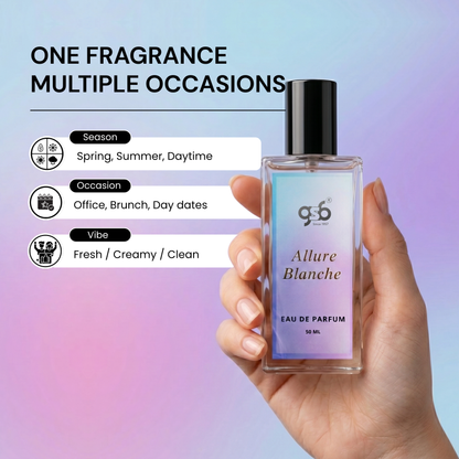 GSB Allure Blanche Eau De Parfum Inspired From Chneal Allure Blanche | Clone Fragrance | Designer EDP Spray For Men & Women | Long Lasting