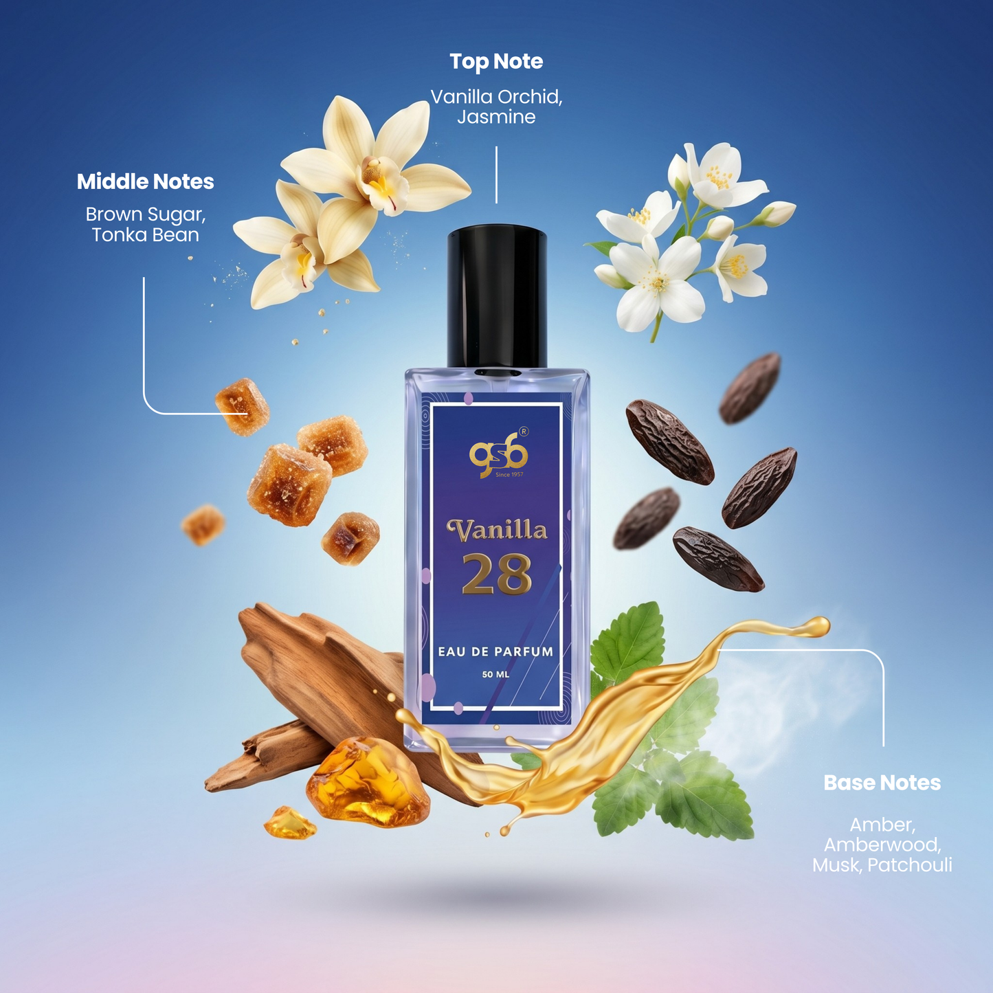 GSB Vanilla 28 Eau De Parfum Inspired From Kyali Vanilla 28 | Clone Fragrance | Designer EDP Spray For Men & Women | Long Lasting