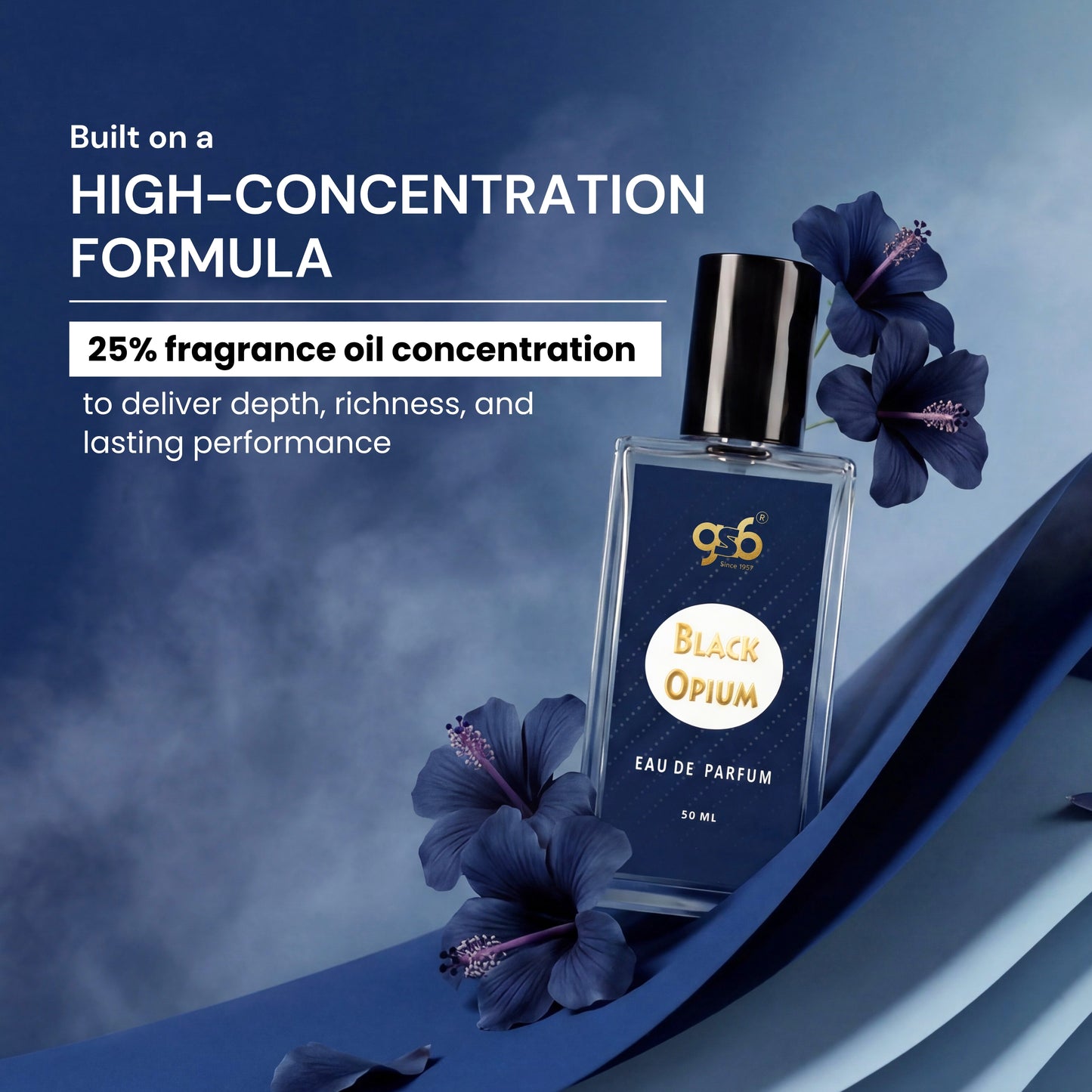 GSB Black Opium Eau De Parfum Inspired From Black Opium Ysl | Clone Fragrance | Designer EDP Spray For Men & Women | Long Lasting
