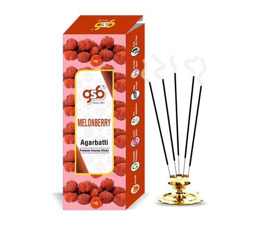 GSB Melonberry Premium Incense Sticks | Agarbatti | Made with Natural Essential Oil